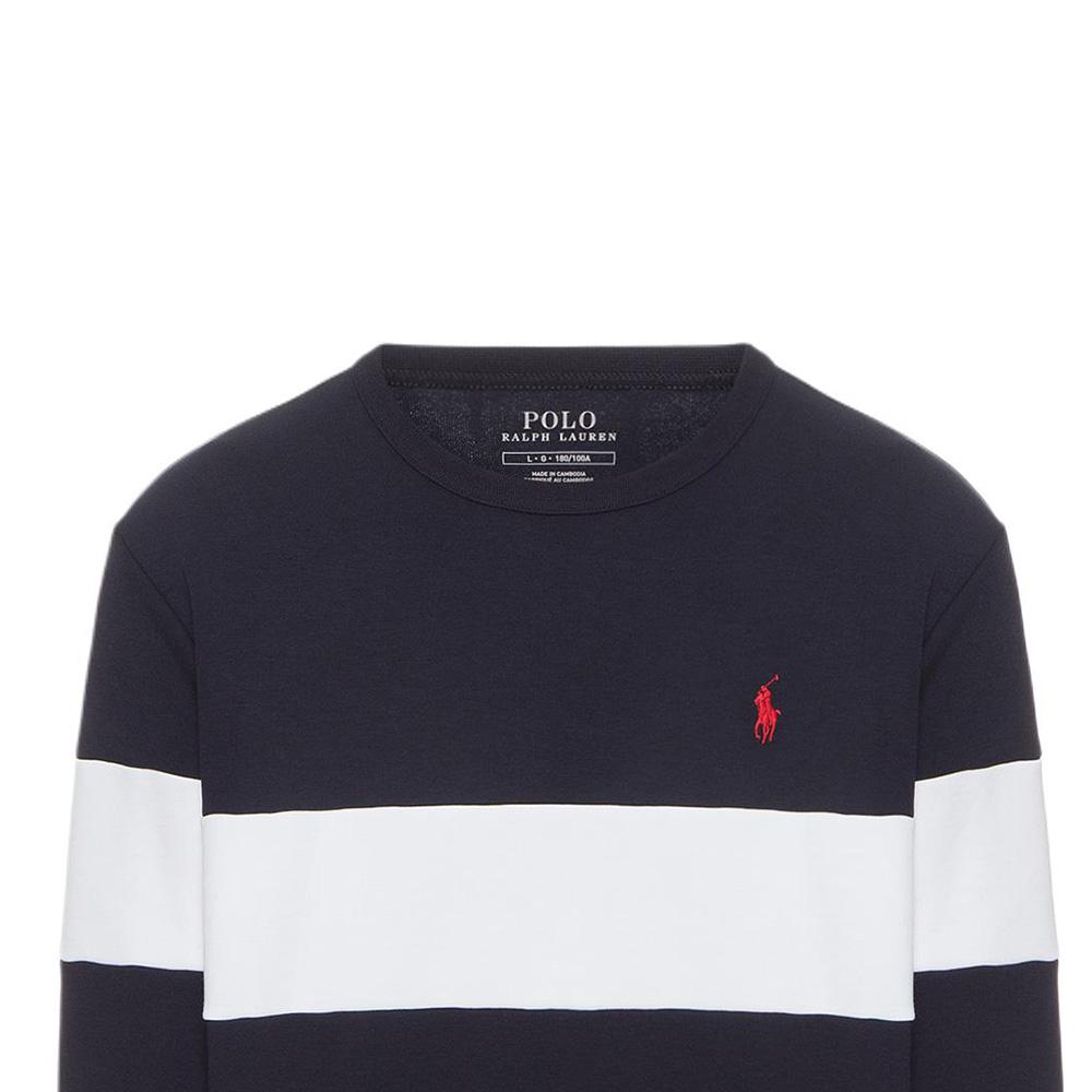 Polo Ralph Lauren Small Pony Logo Embroidered Crew Neck Long Sleeve Sweatshirt Men Sweatshirt 710792891-001