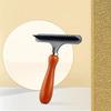 Portable Wood Me1 Pcs Portable Wood Carpet Groomer Rake Metal Handheld Carpet Rake Pet Grooming Comb Home Accessories