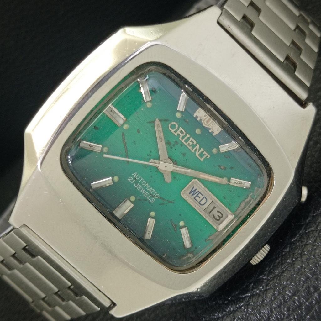 

Б/У ВИНТАЖНЫЕ МУЖСКИЕ ЧАСЫ ORIENT AUTOMATIC 46961 JAPAN С ОРИГИНАЛЬНЫМ ЦИФЕРБЛАТОМ a702265-5 R123-a702265