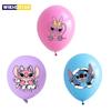 100 Stück Disney Lilo & Stitch Kinder Geburtstagsfeier Dekoration 12 Zoll Latexballons Stitch Angel Thema Babyparty Zubehör Geschenke