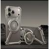 Z Case for IPhone 17 Pro Max Air Phone Cases Frameless Metal Rotating Magnetic Kickstand Protective Cover Shockproof Thin Bumper