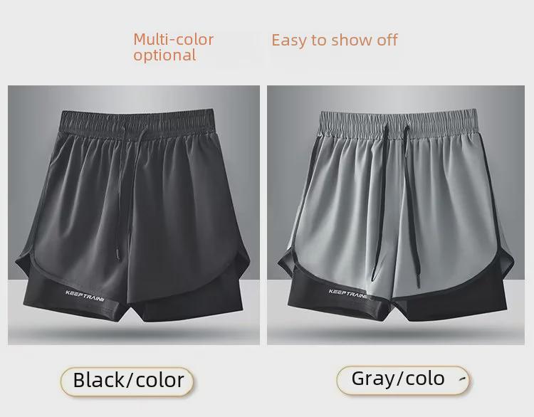 Men's Quick-Dry Summer Sports Shorts for Basketball, Running, and Fitness - Anti-Embarrassment Design