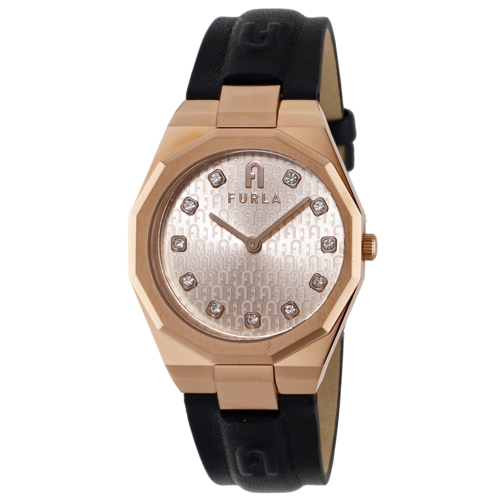 

FURLA 1927 Quartz 5 ATM Water Mineral Pink Gold WW00052006L3 Women s Watch, Resistant, Glass, Dial, [Used]