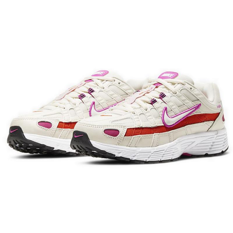 Nike P 6000 Essential Pale Ivory Team Orange Women's Sneakers CW1351-100