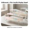 Three-Tier Acrylic Display Storage System Saving Countertop Organizer