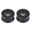 1Pcs 8*40*20.5Mm Nylon Roller Bearings 0840Uu 8Mm Groove Guide Pulley Sealed Rail Groove Ball Bearing Wheel
