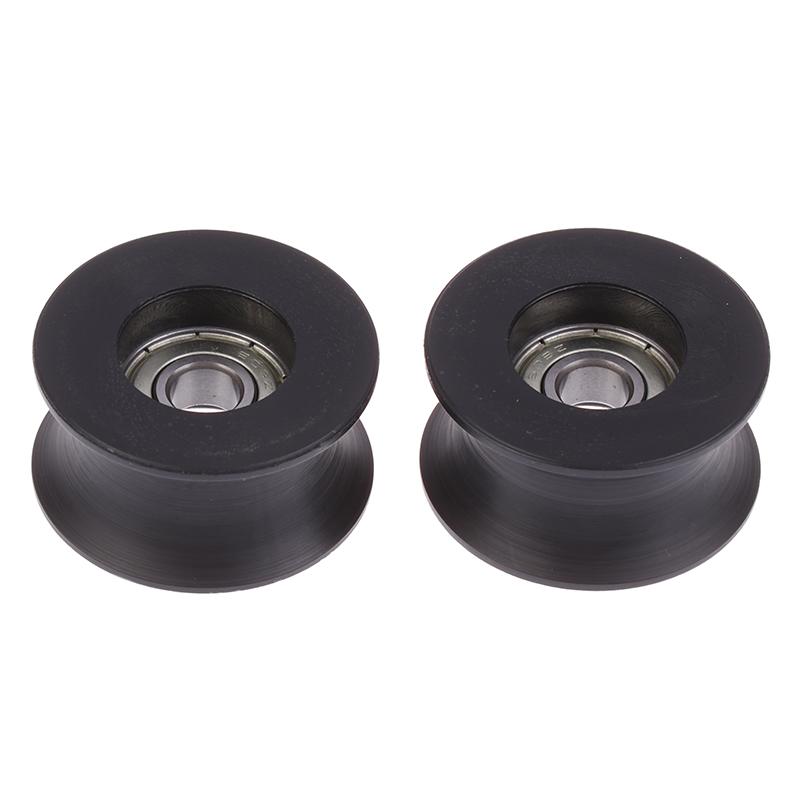 1Pcs 8*40*20.5Mm Nylon Roller Bearings 0840Uu 8Mm Groove Guide Pulley Sealed Rail Groove Ball Bearing Wheel