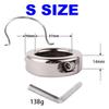 Testicle Clamp Heavy Duty Chastity Cock Ring Sex Toys Male Penis Ring Stretcher Scrotum Stimulation Lock Training Device Metal