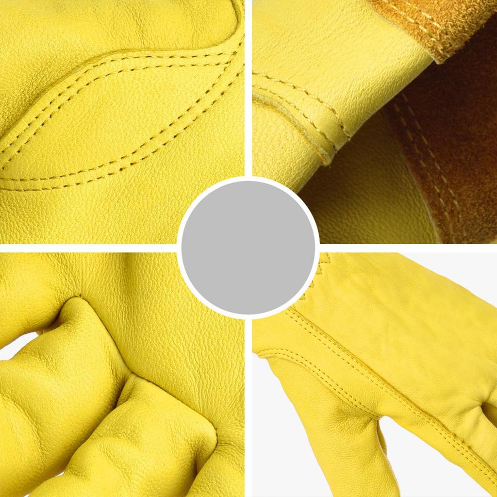 Multi Purpose Protective Gloves Leather Insulation Long Cuffs Gardening And Outdoor