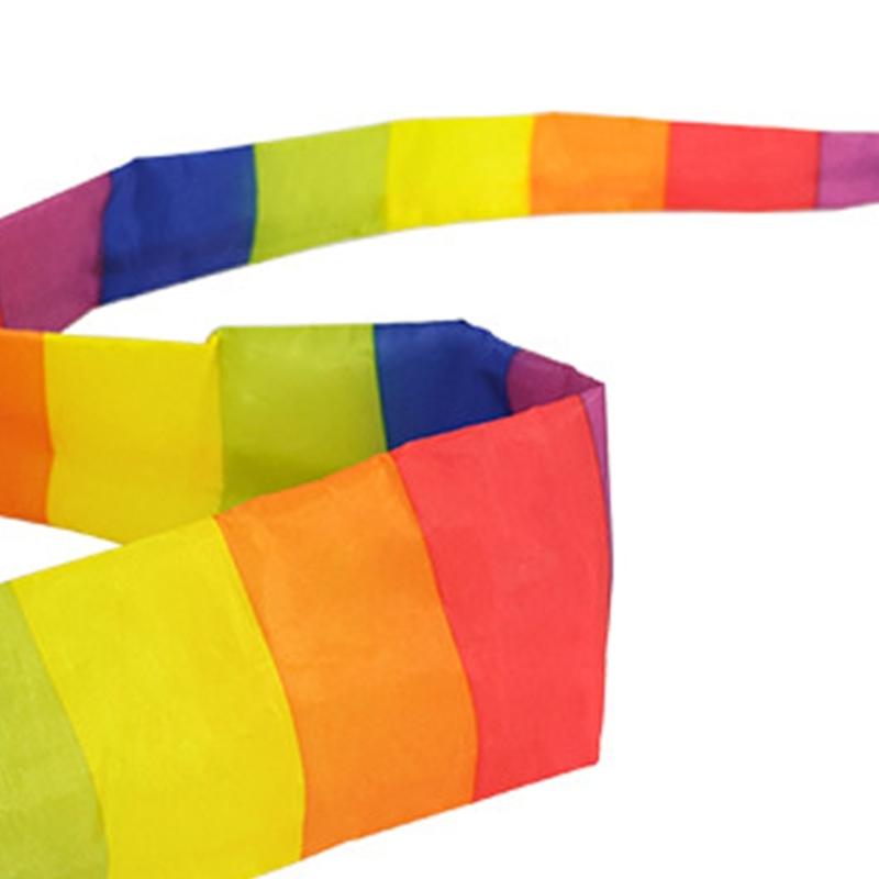 Rainbows Comets Ball Soft Tail Throwing Receiving Ball Cheerleading Streamers Ball For Kid Sensory Training And Team Game