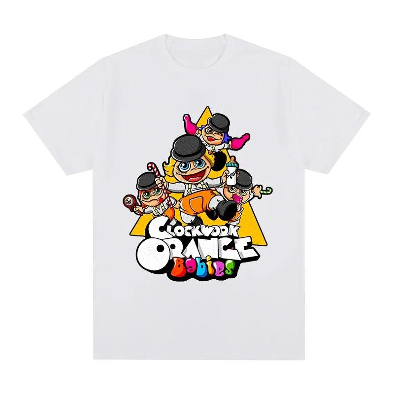 

Новинка футболки с рисунком «Заводной оранжевый», хлопковая футболка унисекс, новая футболка, женские топы XL