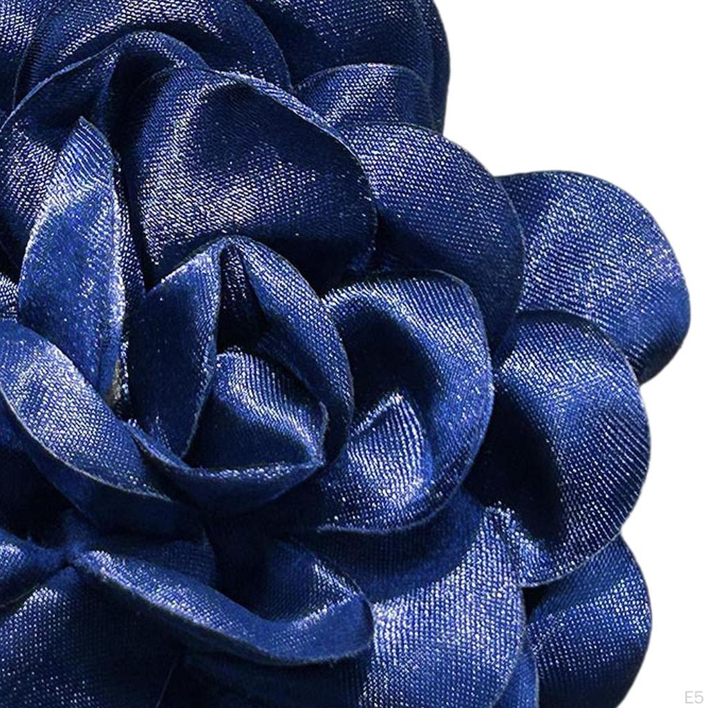 Kameliablüten-Brosche für Damen, große Haarspange und Reversnadel Kleideraccessoires