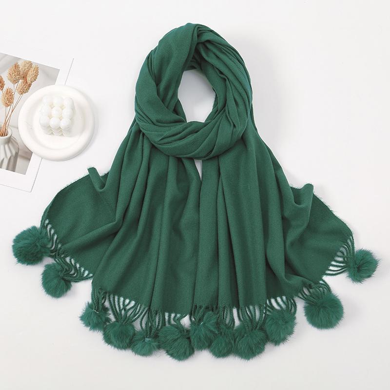 

Модный зимний кашемировый шарф женский толстый теплый пашминовый шаль-накидка однотонный с кисточками женский плед эшарп буфанда мусульманский хиджаб