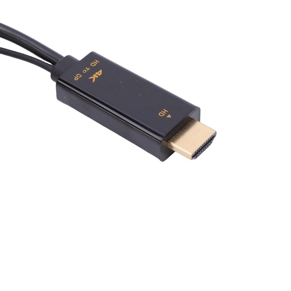 4K@60Hz HD Multimedia Interface to DisplayPort Female Cable  for High-Definition Displays