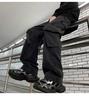 Men's Multi-Pocket Cargo Jeans - Loose Fit, Wide Leg, Spring/Autumn/Winter Casual Trend Pants