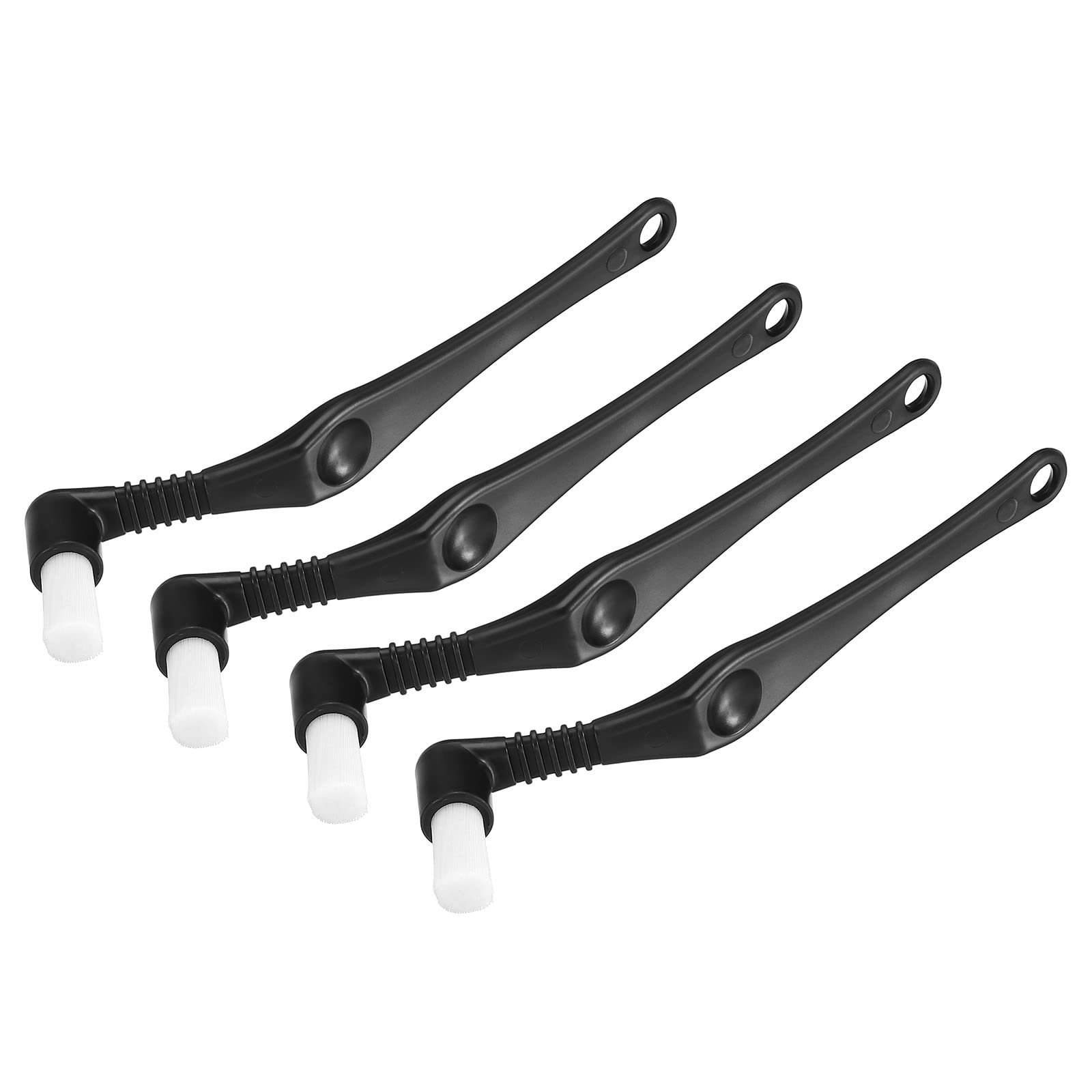 

PATIKIL Coffee Espresso Elbow Coffee Grinder Brush Coffee Cleaning White Brushes, 4-Piece Cleaner, Tool,