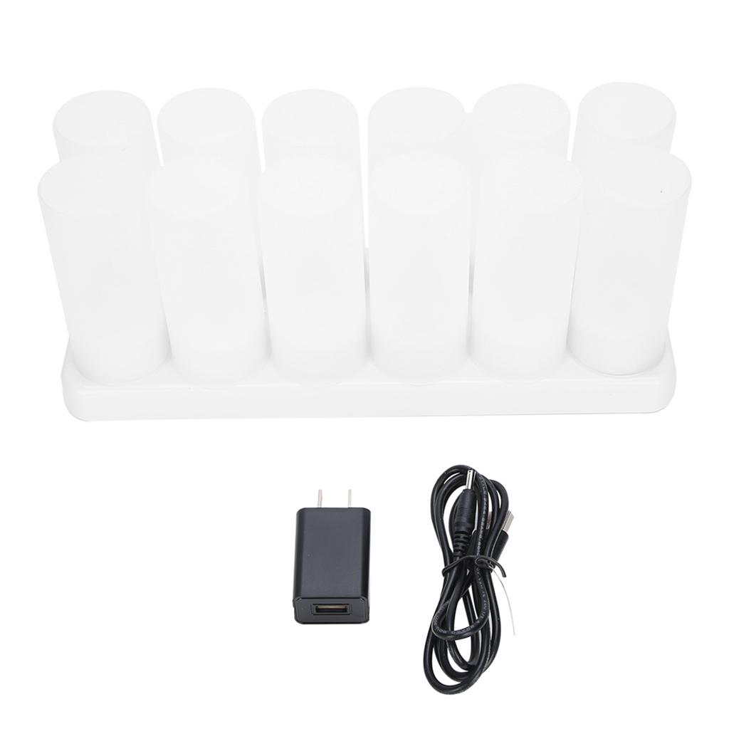 Electronic Simulation Flameless LED Candle Lamp Tea Light for Birthday Wedding Decor