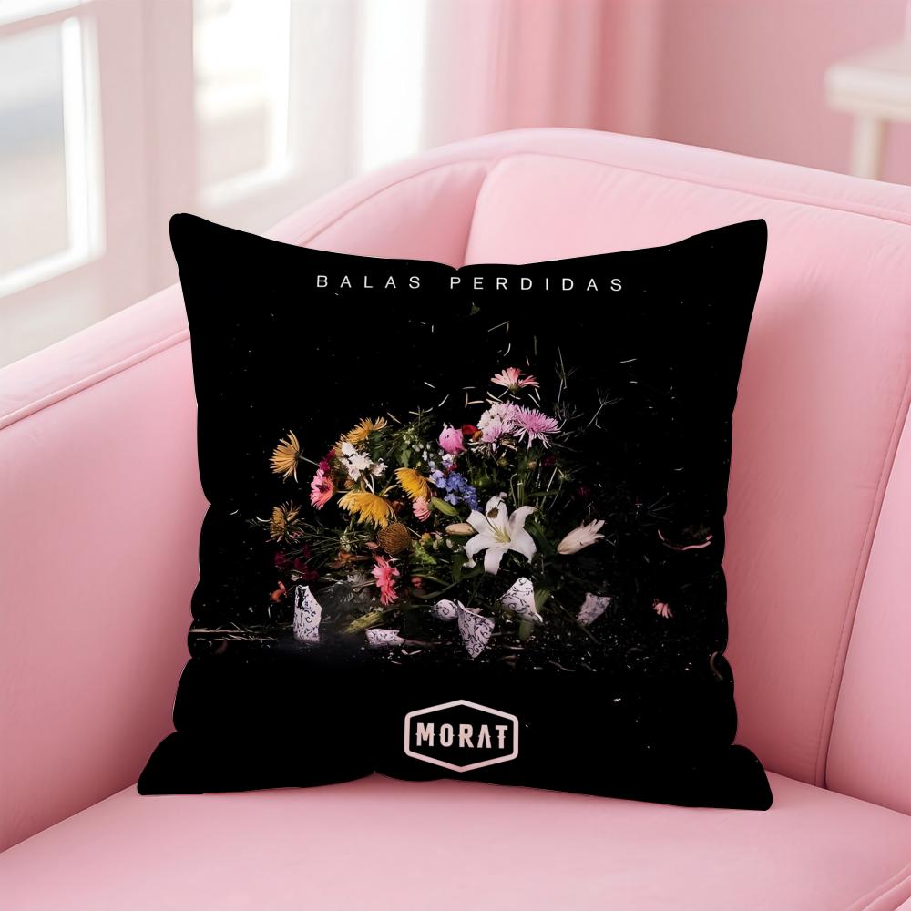 

Rock Band MMoratS Balas perdidas Cushion Cover Pillow Case Soft Friendly Fabric Concealed Zipper 30X30cm