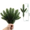Artificial Pine Branch Green Plant Pine Needle Spray Green Plant Stem Christmas Winter Wedding Garden Decoration 60 Branches