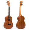 Kmise Concert Ukulele 23 Inch Ukulele Tuner and Case Top Design with Laser Included!