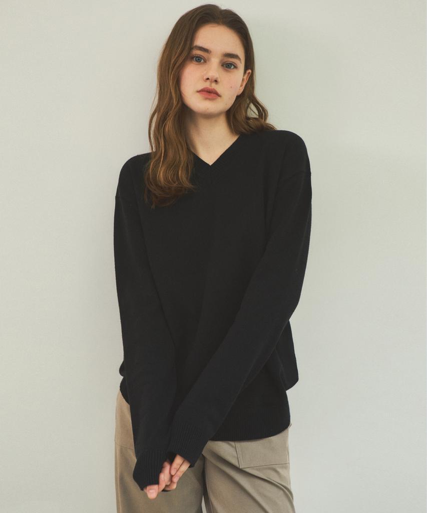Wednesday Oasis For Woman W/Always Washable V-Neck Knit_5 Colors (Wc25-Kn01)