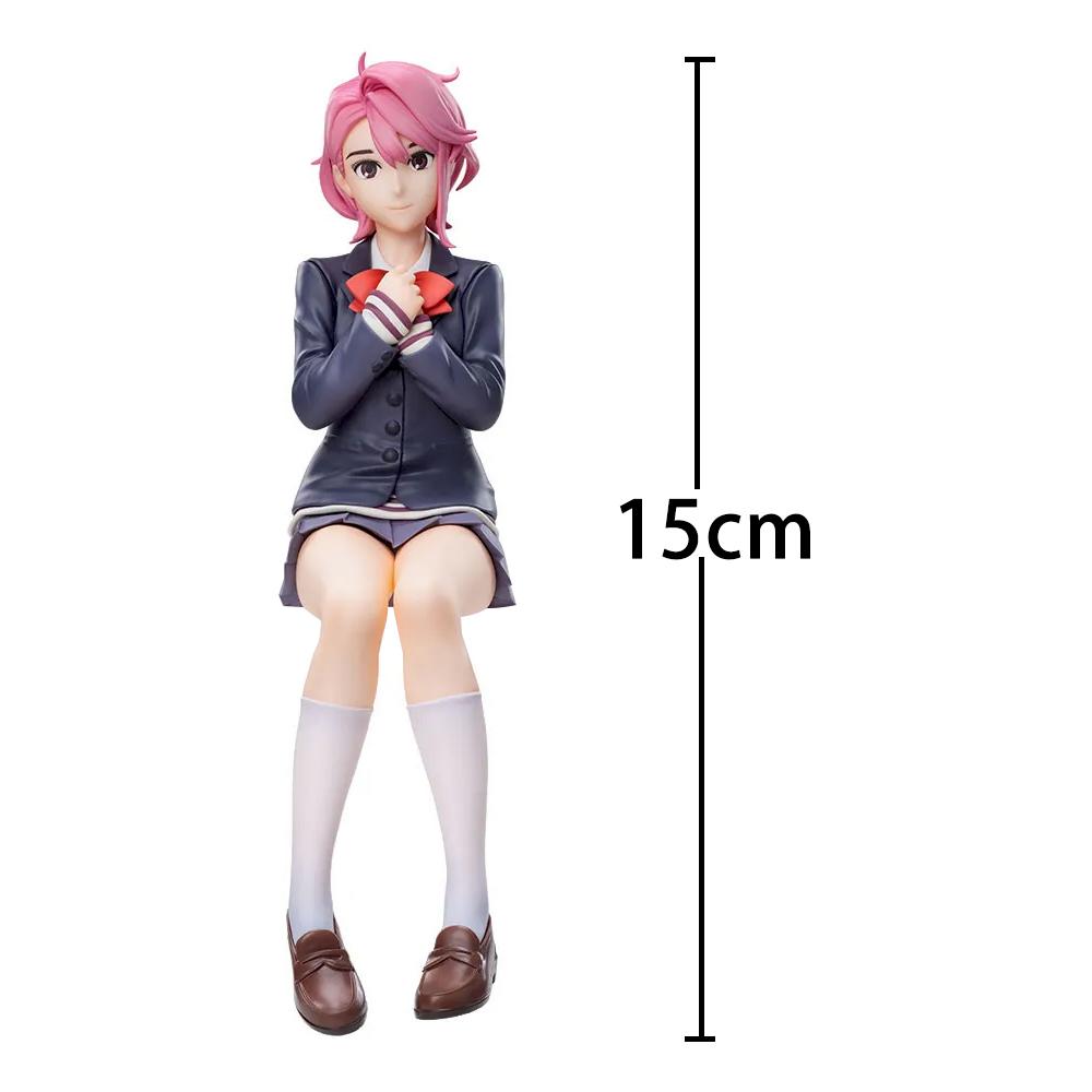 Anime Ayase Momo figure Shiratori Okarun Action Figure Shiratori figurine sitting pose statue Car decoration doll toys Fans Gift
