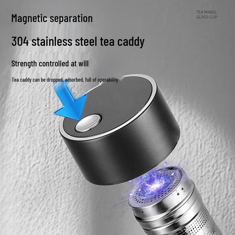 XDO Magnetic Tea Infuser Glass Bottle