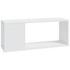 TV Stand White 80 x 24 x 32 cm Engineered Wood