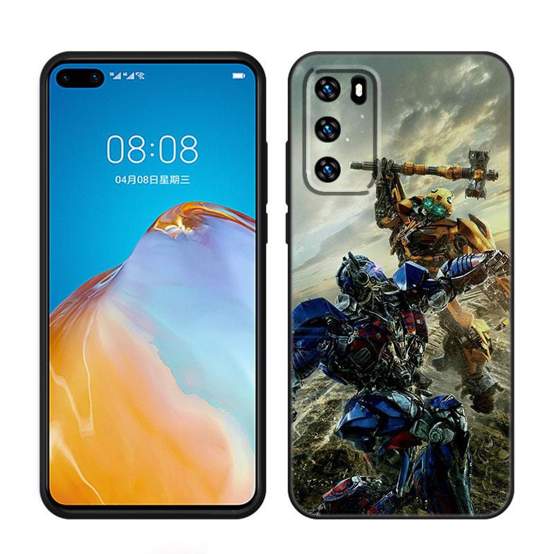 

Трансформеры Шмель Черный чехол для телефона Huawei P10 P20 P30 P40 Lite P50 P60 Art P50E P Smart Z 2018 2020 2021 Pro 2019 Huawei P40 Lite 4G