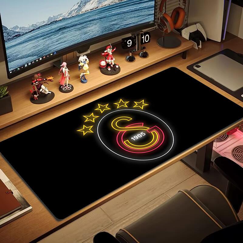 Galatasaray Print  Cushion Non-slip Laptop Tablet Big Mousepad XXL Mat Mini PC Playmat With Lock Edge