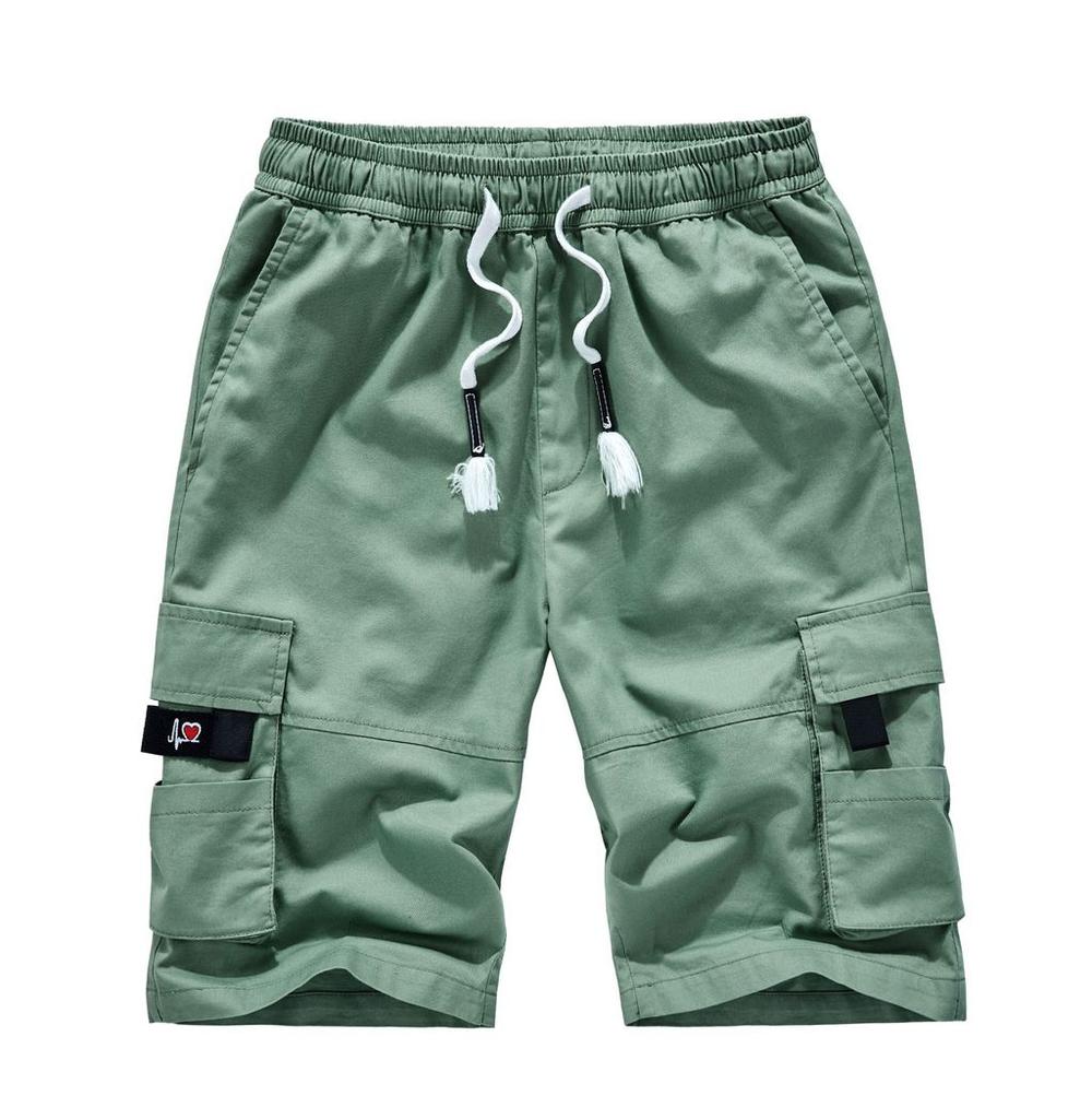 Summer Mens Work Cargo Shorts With Cotton Fabric For Casual Urban Style