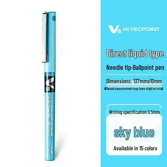 Pilot Gel Rollerball Pen BX-V5/7 Needle Tip Colored Signature Pen for Students