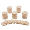 30mm Wood Circles for Crafts Unfinished Wood Rounds Discs for DIY Wooden Discs for Crafts Painting Christmas Halloween Decor