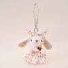 Rabbit Doll Plush Rabbit Keychain Bowknot Bag Hanging Pendant Drooping Ear Rabbit Pendant  Gifts