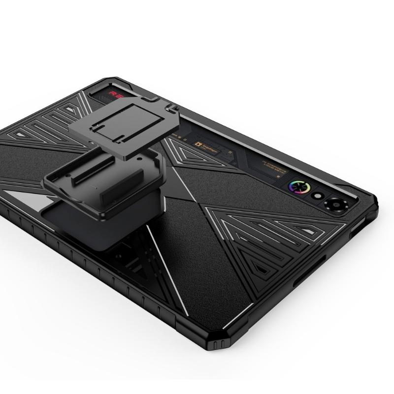 Multiple Angled Viewing Protective Cover for Nubia Red 3 Gaming Tablets Adjustable Stand AntiDrop Soft TPU PC Case