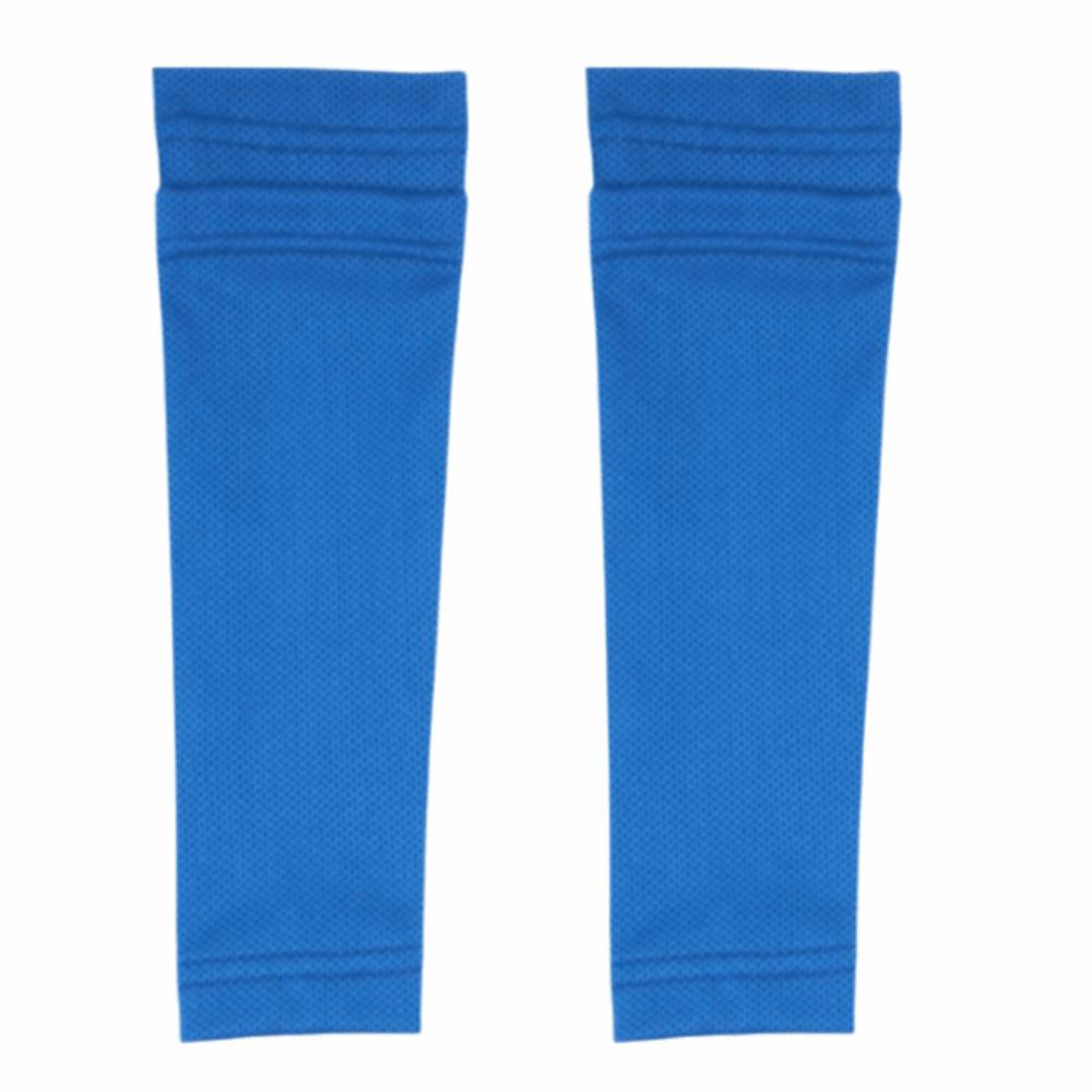 2pcs Breathable Soccer Shin Sleeves Polyester Soccer Shin Guard Socks Soccer Training