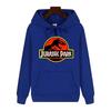 2026 Men High‑end Quality Jurassic Park Pattern Print Hoodie Autumn Winter Thick Warm Outdoor Casual Hooded Pullover Streetwear Unisex Oversized