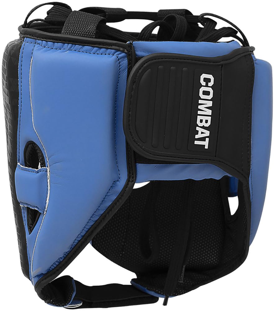 Adidas Combat Sports Combat 50 Training Blue for Boxing and Martial Arts Headguard, ADIC50HG, Rush/Black, Medium,