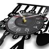 Cutlery Farmhouse Kitchen Art Sign Wall Clock Dinning Room Restaurant Cutlery Wall Decor Vintage Utensil Vinyl Record Wall Clock