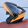 ORZ electric bicycle helmet ABS with double lenses, men's and women's four season open face helmet, riding helmet DOT