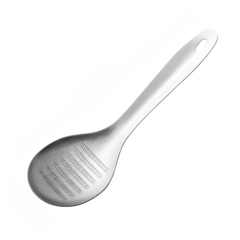 Manual Ginger Grater Spoon Stainless Steel Ginger Masher Garlic Grinder Spoon  Kitchen Tools