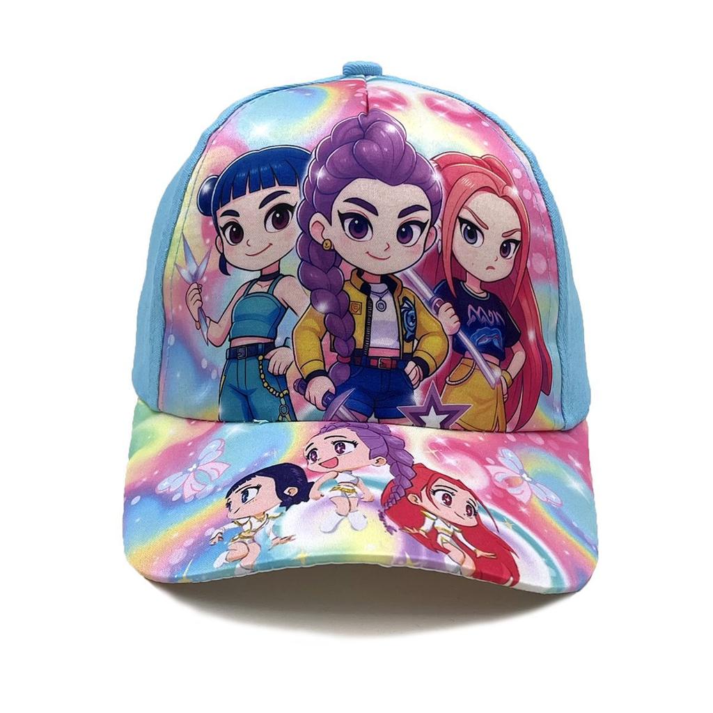 Children's KPOP Hunter Girl Group Baseball Cap - Spring Boys' and Girls' Cute Outdoor Sun Hat