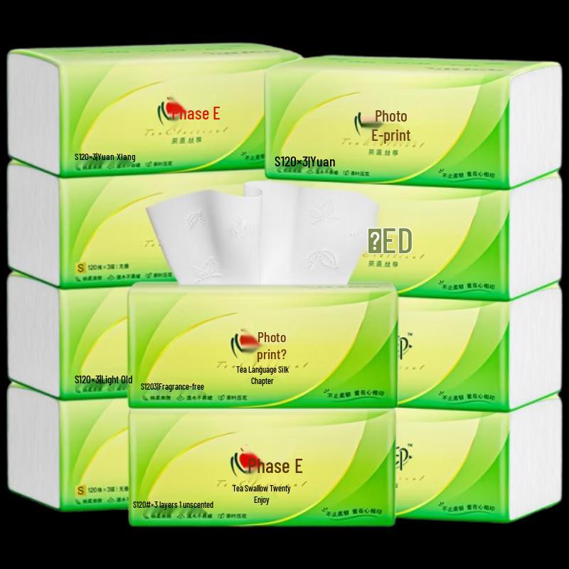 Mind Act Upon Mind Tea Talk Silk Enjoy 3-Ply Facial Tissues