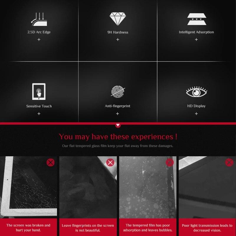 1/2/3PCS Tempered Glass For Lenovo Yoga Tab3 Plus 10.1 YT-X703 YOGA Tab 3 Pro 10 X90 X90F X90L YT-X703L X703F 10.1" Glass film