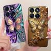 For Motorola Edge 70 Case XT2601-2 Luxury Butterfly Painted Cover Soft Silicone Case For Motorola Edge 70 Fusion Edge70 5G Shell