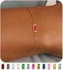 S925 Sterling Silver Bracelet Women's Exquisite Square High-end Twelve Birthstones European and American Style Personalized Jewelry
