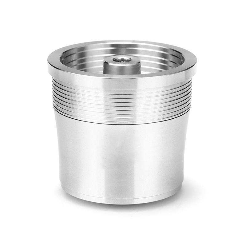 Icafilas Stainless Steel Reusable Illy Coffee Filter Tamper Set Refillable Capsules Pod Tamper For Illy X9 X8 X7.1 Y5 Y3 Y1.1