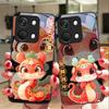 New Cartoon Snake For OnePlus Nord 3 5 6T 7 Pro 8 12 10T Reno8 Lite 5G 10R Nord N30 Hard Shell Tempered Glass Phone Case Black