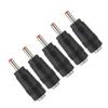 5PCS 5.5 x 2.1 Female to 3.5 x 1.35MM Male DC Adapter Connector Router Power Converter