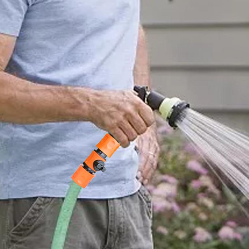 Garden Hose Shut Off Valve, Pipe Connector & Coupler for Water Stop, Irrigation System Repair, Garden Faucet Fitting